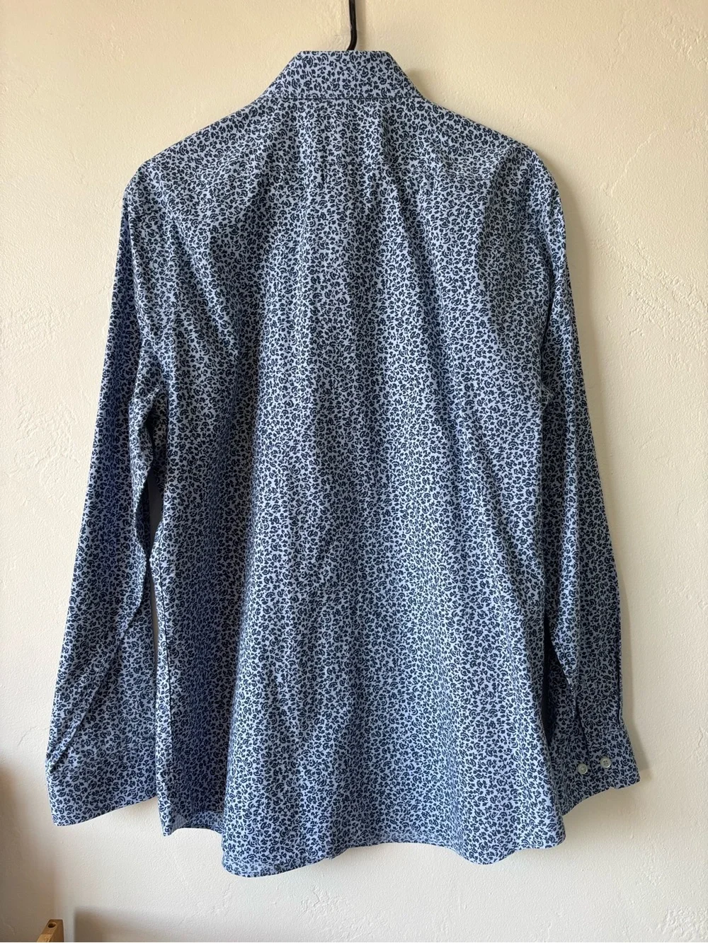 Banana Republic Blue Floral Button-Down Shirt